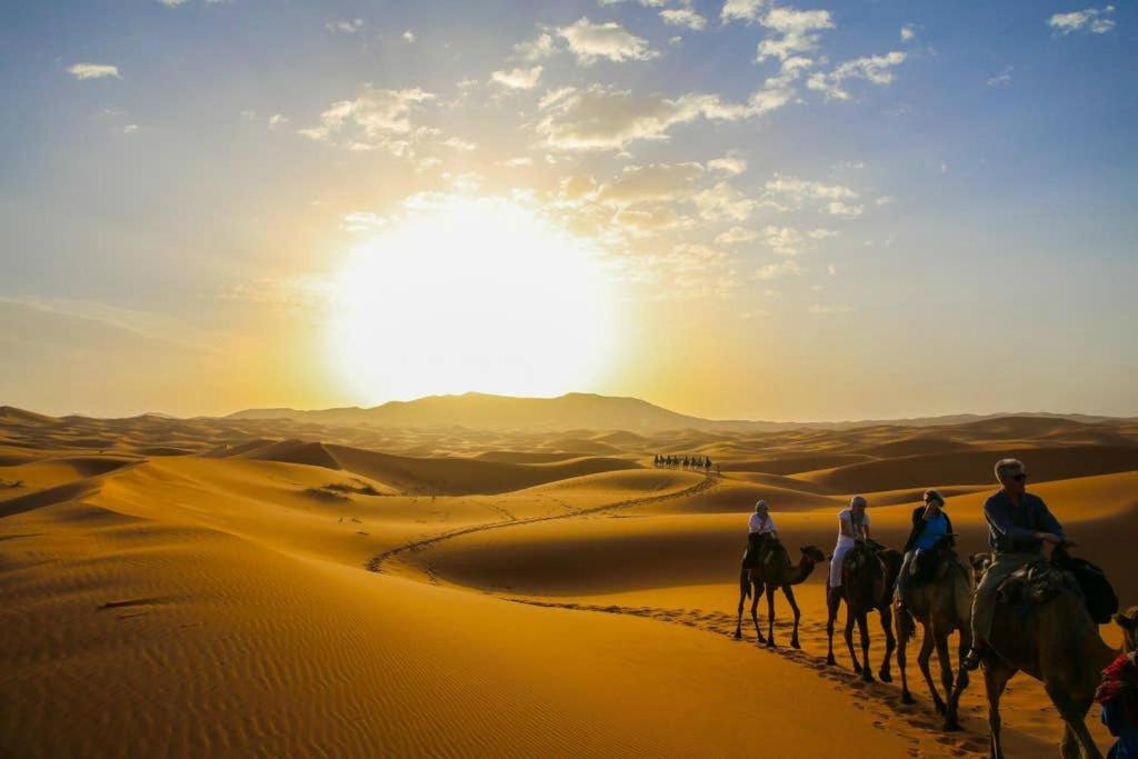 Camp Sahara Dunes Otel M'Hamid Dış mekan fotoğraf
